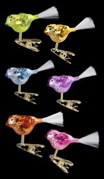 Mini Maestros - Clip-on<br>Birds - 6 Colors